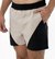 Shorts bicolor Tajuba Cáqui