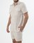Camisa Cambraia Linho Areia
