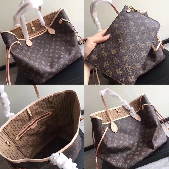 BOLSA LOUIS VUITTON NEVERFULL COURO - REPLICA ITALIANA NEVERFULL