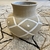 Vaso cerâmica bege