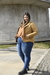 Campera de bengalina clásica tostado - comprar online