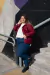 Campera de bengalina clásica bordo - comprar online