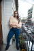 Jeans elastizado tiro alto semi recto - tienda online