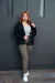 Campera de gabardina elastizada clásica
