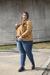Campera de bengalina clásica con aplique - OKDENIM