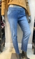 Legging / calsa de jean azul medio localizado - OKDENIM