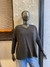 Sweater de Lanilla lisa escote en V negro