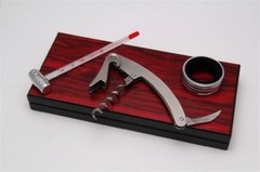 Set de vino con caja de madera imantada - comprar online