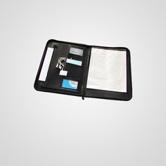 Portfolio color negro con cierre - comprar online