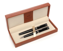 Set Bolígrafo Metálico y Roller Premium