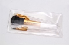 Set de brochas con mango Transparente