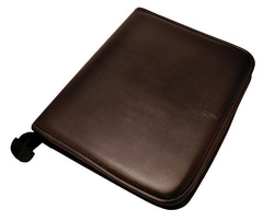 Agenda línea símil cuero marrón