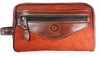 necessaire confeccionado en cuero vacuno grabado carpincho vista unisex