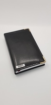 Agenda símil cuero negro