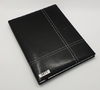 Agenda línea plus cuero negro