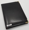 Agenda símil cuero negro