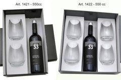 Caja con copas