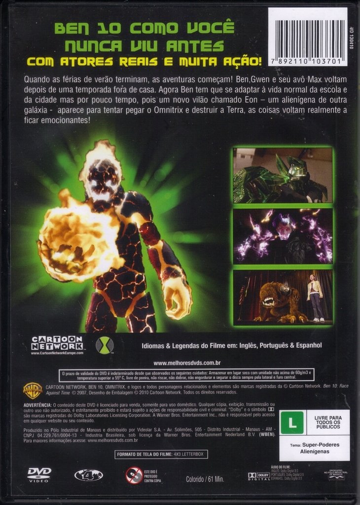 Coleçao Ben 10 - Dvd Originais