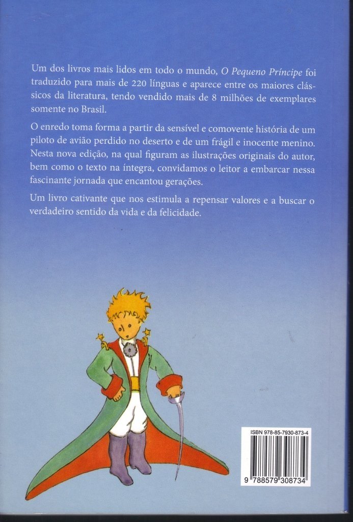 O Pequeno Príncipe - Antoine de Saint-Exupéry P-9788538901976 - O Pequeno  Príncipe - Antoine de Saint-Exupéry - Lafonte