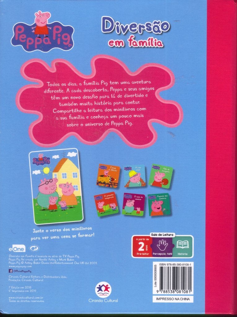 Peppa Pig: Brincando Com A Peppa - A Partir de 4 A (Em Portugues do  Brasil): Neville Astley: 9788516091361: : Books