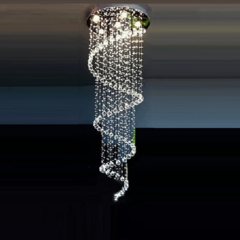 Lustre de Cristal Legítimo Cadore C365C Base 35 - Várias Alturas