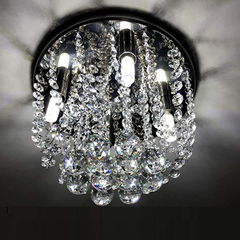 Lustre de Cristal Acrílico Brilho Intenso FLAN BELE - Base Inox 30 - comprar online