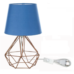Abajur HAT Aramado Diamante Cobre Retro - Várias Cores