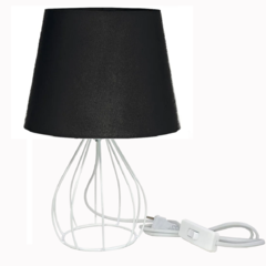 Abajur HAT Aramado Pera Branco Industrial Retro - Várias Cores - loja online