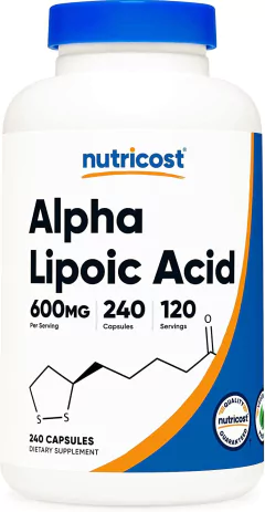 Alpha Lipoic Acid (600 Miligramos X 240 Capsulas) - Horbaach