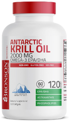 Antartic Krill Oil 2000 mg x 120 caps - Bronson Laboratories