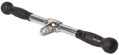 Barra Corta Recta Con Centro Giratorio Para Polea (Biceps - Triceps) - MM Fitness