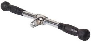 Barra Corta Recta Con Centro Giratorio Para Polea (Biceps - Triceps) - MM Fitness