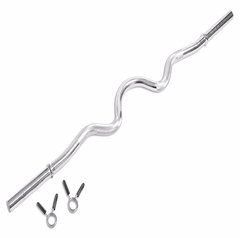 Barra Cromada "W" 30 mm (con topes) - MM Fitness