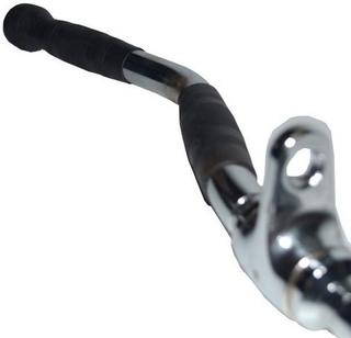 Barra EZ Con Centro Giratorio Para Polea - MM Fitness - MMSuplementos