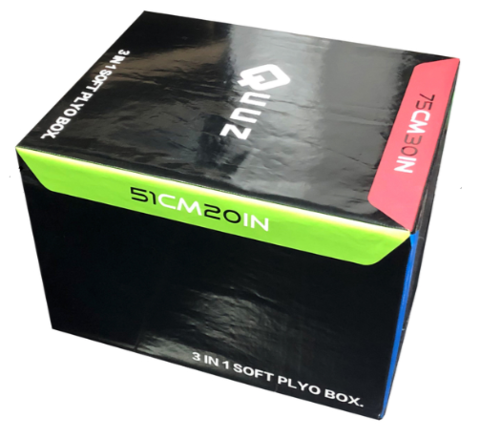Cajón Pliométrico Espuma Compacta 6 Kg Cuero Sintético (71 x 51x 61) - MM Fitness