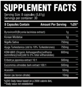 Chemix Natabolic Testosterone Booster (240 caps) - Chemix Lifestyle - comprar online