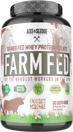 Farm Fed Grass Fed Whey Protein Isolate (840 gramos - 30 servicios) - Axe & Sledge