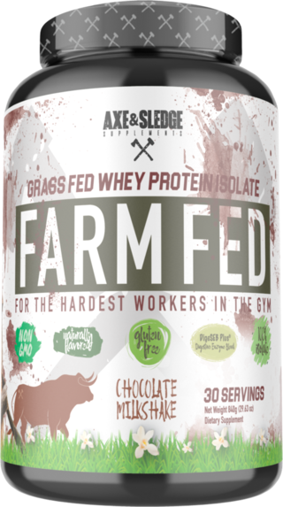 Farm Fed Grass Fed Whey Protein Isolate (840 gramos - 30 servicios) - Axe & Sledge