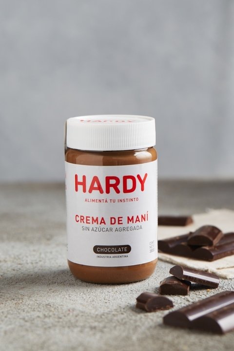Hardy crema de maní sabor chocolate x 380 G