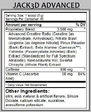 Jack 3D CNS Stimulant (45 serv) - USP Labs - comprar online