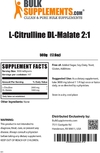 L Citrulline DL Malate 2:1 83 servicios / 250 gramos - Bulk Supplements - comprar online