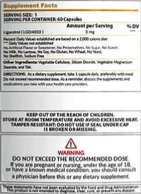 Ligandrol (60 caps x 5 mg) - KN Nutrition - comprar online