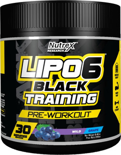 Lipo 6 Black Training (30 servicios) - Nutrex