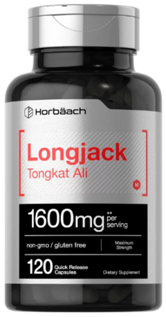 Longjack Tongkat Ali 1600mg x 120caps - Horbaach
