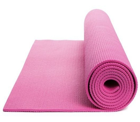 Mat Yoga (173 x 60 x 3 mm) Rosa - MM Fitness