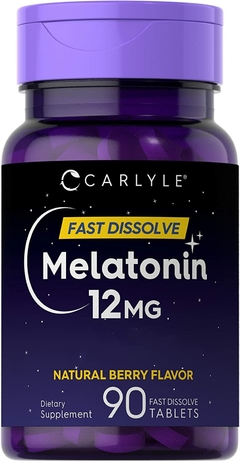 Melatonin 12mg Fast Disolve (90 tabs) - Carlyle