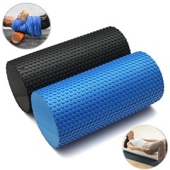 Rolo Estiramiento Yoga / Pilates (30 x 15 cm) Azul - Fitness