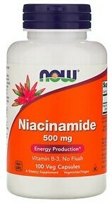 Niacinamide 500 mg (100 caps.) - NOW