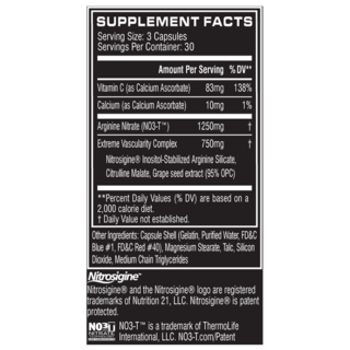 NO3 Chrome G4 Series (90 Caps) - Cellucor - comprar online