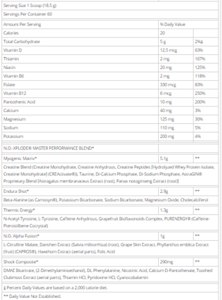 NO Xplode 3.0 (60 Serv) - BSN - comprar online